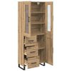 vidaXL Highboard &mu;&epsilon; &sigma;&upsilon;&rho;&tau;ά&rho;&iota; 2 pcs Artisan Oak &Epsilon;&pi;&epsilon;&xi;&epsilon;&rho;&gamma;&alpha;&sigma;&mu;έ&nu;&omicron; &xi;ύ&lambda;&omicron;