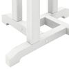 vidaXL Τραπέζι μπαρ Λευκό 55 x 55 x 107 cm HDPE