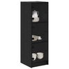 vidaXL Highboard &Mu;&alpha;ύ&rho;&eta; &Omicron;&xi;&upsilon;ά 35 x 37 x 109 &epsilon;&kappa; &Epsilon;&pi;&epsilon;&xi;&epsilon;&rho;&gamma;&alpha;&sigma;&mu;έ&nu;&omicron; &xi;ύ&lambda;&omicron;