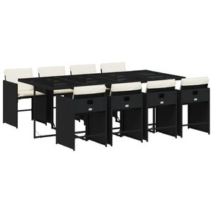 vidaXL &Sigma;&epsilon;&tau; &Tau;&rho;&alpha;&pi;&epsilon;&zeta;&alpha;&rho;ί&alpha;&sigmaf; &Kappa;ή&pi;&omicron;&upsilon; 9 &tau;&epsilon;&mu; &Mu;&alpha;ύ&rho;&omicron; &alpha;&pi;ό &Sigma;&upsilon;&nu;&theta;. &Rho;&alpha;&tau;ά&nu; &mu;&epsilon; &Mu;&alpha;&xi;&iota;&lambda;ά&rho;&iota;&alpha;