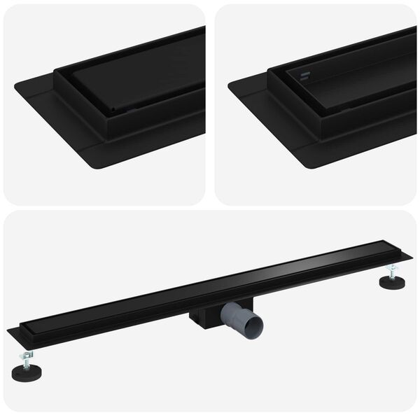 vidaXL 2 &sigma;&epsilon; 1 &epsilon;&kappa;&rho;&omicron;ή &nu;&tau;&omicron;&upsilon;&sigmaf; &Mu;&alpha;ύ&rho;&omicron; 90 cm &Alpha;&nu;&omicron;&xi;&epsilon;ί&delta;&omega;&tau;&omicron; &Alpha;&tau;&sigma;ά&lambda;&iota; 304