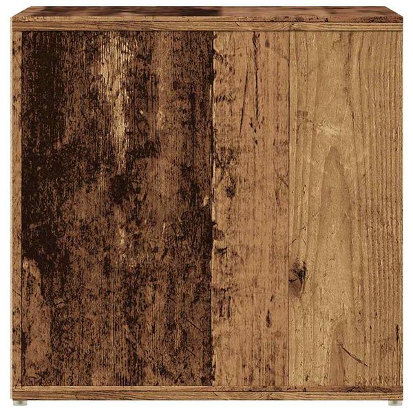 vidaXL Συρτάρι-κουτί παλιό ξύλο 40,5x40x40 cm Ξύλο μηχανής