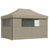 vidaXL &Sigma;&kappa;&eta;&nu;ή &Pi;ά&rho;&tau;&upsilon; Taupe 279 x 410 x 315 &epsilon;&kappa;. Ύ&phi;&alpha;&sigma;&mu;&alpha; Ό&xi;&phi;&omicron;&rho;&nu;&tau;
