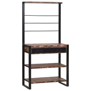 vidaXL Ράφι κουζίνας Πολύχρωμο 80 x 40 x 160 cm