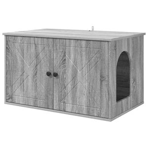 vidaXL &Sigma;&pi;ί&tau;&iota; &Gamma;ά&tau;&alpha;&sigmaf; &Gamma;&kappa;&rho;&iota; Sonoma 85 x 55 x 50,5 &epsilon;&kappa; &Epsilon;&pi;&epsilon;&xi;&epsilon;&rho;&gamma;&alpha;&sigma;&mu;έ&nu;&omicron; &Xi;ύ&lambda;&omicron;