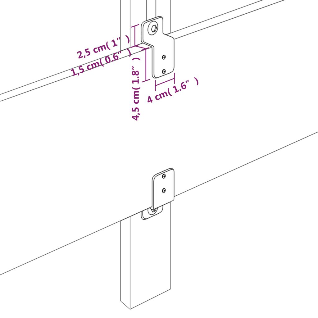 vidaXL Κρεβάτι Boxspring με Στρώμα & LED Μαύρο 80x200 εκ. Βελούδινο