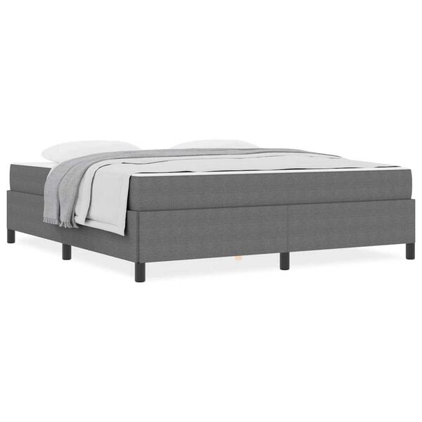 vidaXL Σκελετός Κρεβατιού Ανοιχτό γκρι 180 x 200 cm Βελούδο