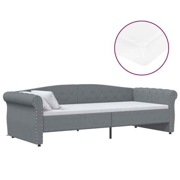 vidaXL &Kappa;&alpha;&nu;&alpha;&pi;έ&sigmaf; &Kappa;&rho;&epsilon;&beta;ά&tau;&iota; &mu;&epsilon; &Sigma;&tau;&rho;ώ&mu;&alpha; & USB &Alpha;&nu;. &Gamma;&kappa;&rho;&iota; 90x200 &epsilon;&kappa;. &Upsilon;&phi;&alpha;&sigma;&mu;ά&tau;&iota;&nu;&omicron;&sigmaf;