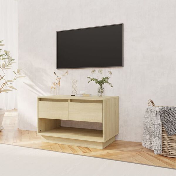 vidaXL Έπιπλο Τηλεόρασης Sonoma Δρυς 70x41x44 εκ. Επεξ. Ξύλο