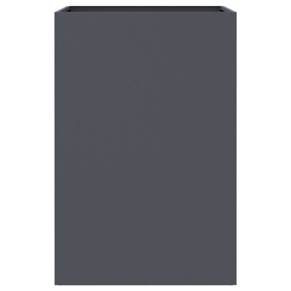 vidaXL Ζαρντινιέρα Ανθρακί 52x48x75 εκ. από Χάλυβα