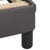vidaXL Πλαίσιο Κρεβατιού με Κεφαλάρι Γκρι 120x200 εκ. Συνθετικό Δέρμα