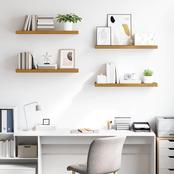 vidaXL &Rho;ά&phi;&iota; &Tau;&omicron;ί&chi;&omicron;&upsilon; 4 pcs &Mu;&pi;&epsilon;&zeta; 90 x 23,5 x 4 &epsilon;&kappa; &Epsilon;&pi;&epsilon;&xi;&epsilon;&rho;&gamma;&alpha;&sigma;&mu;έ&nu;&omicron; &xi;ύ&lambda;&omicron;