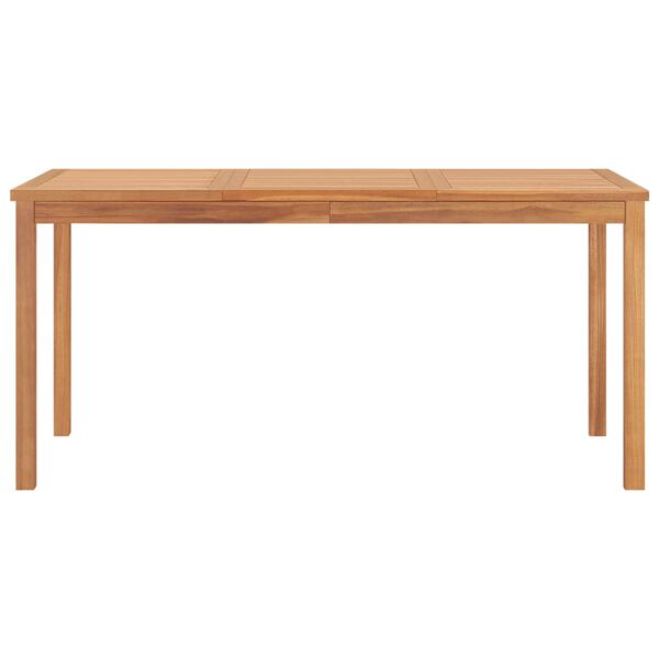 vidaXL Τραπεζαρία Κήπου 160 x 80 x 77 εκ. από Μασίφ Ξύλο Teak