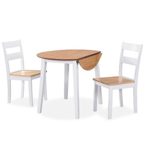 vidaXL &Sigma;&epsilon;&tau; &Tau;&rho;&alpha;&pi;&epsilon;&zeta;&alpha;&rho;ί&alpha;&sigmaf; 3 &tau;&epsilon;&mu;. &Lambda;&epsilon;&upsilon;&kappa;ό &alpha;&pi;ό MDF &kappa;&alpha;&iota; &Xi;ύ&lambda;&omicron; &Kappa;&alpha;&omicron;&upsilon;&tau;&sigma;&omicron;&upsilon;&kappa;ό&delta;&epsilon;&nu;&tau;&rho;&omicron;&upsilon;