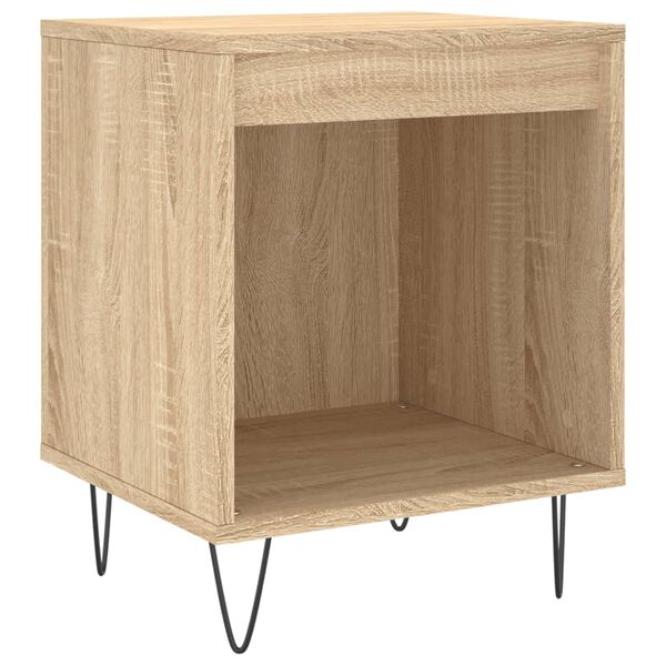 vidaXL Κομοδίνα 2 τεμ. Sonoma Δρυς 40 x 35 x 50 εκ. από Επεξεργ. Ξύλο