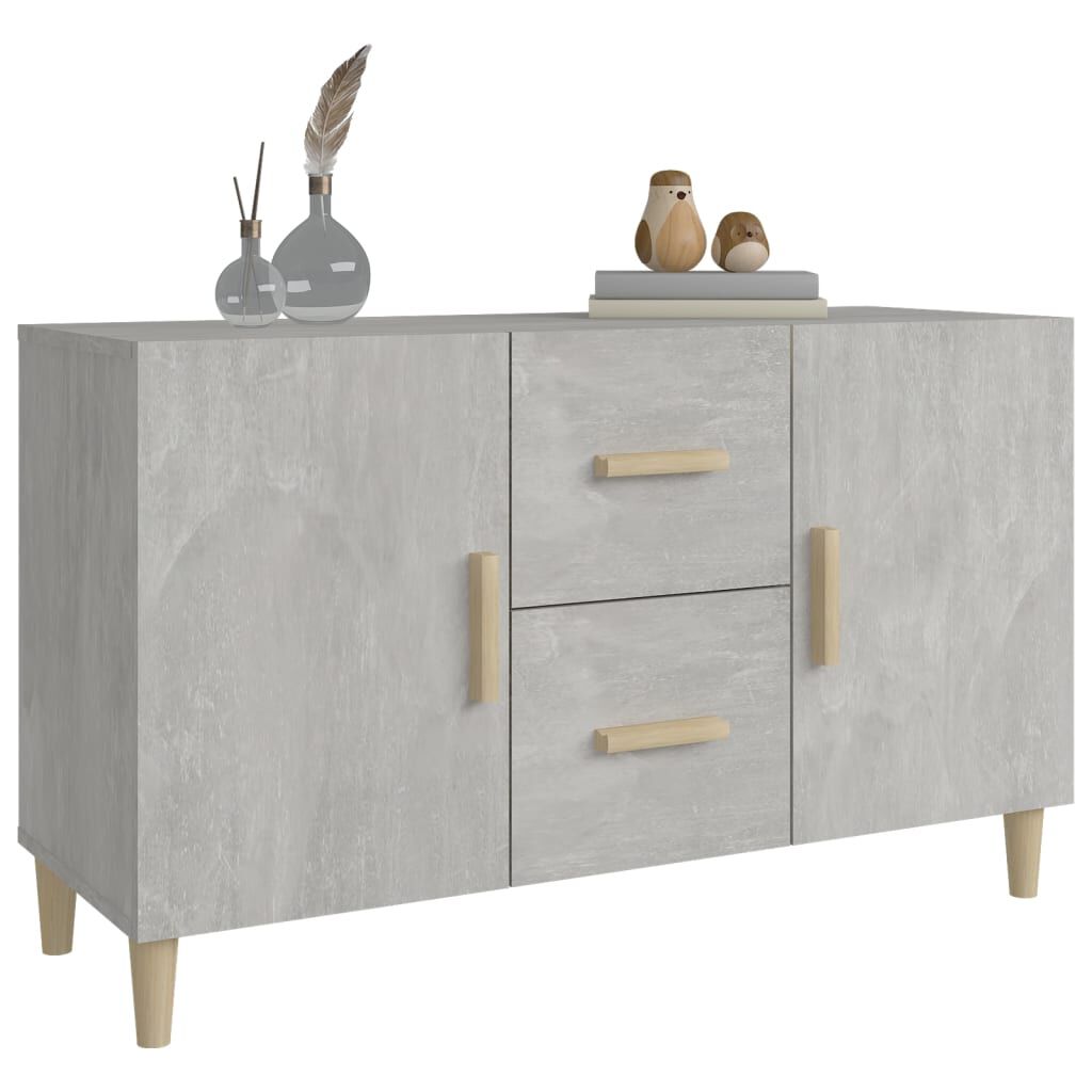 vidaXL Ντουλάπι Γκρι Σκυροδέματος 100 x 36 x 60 εκ. Επεξεργασμένο Ξύλο