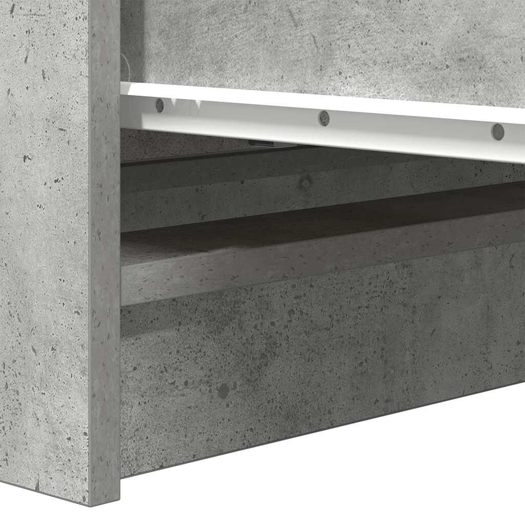 vidaXL Ντουλάπι Γκρι Σκυροδέματος 80x35x76 εκ. Επεξεργασμένο Ξύλο