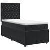 vidaXL &Kappa;&rho;&epsilon;&beta;ά&tau;&iota; box spring &mu;&epsilon; &sigma;&tau;&rho;ώ&mu;&alpha; &Mu;&alpha;ύ&rho;&omicron; 80 x 200 cm &Beta;&epsilon;&lambda;&omicron;ύ&delta;&omicron;