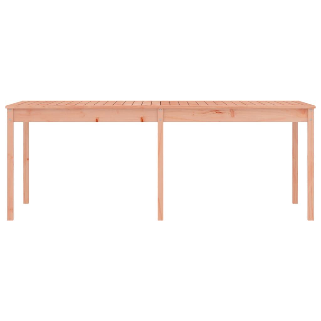 vidaXL Τραπέζι κήπου 203,5x100x76 cm Douglas από μασίφ ξύλο