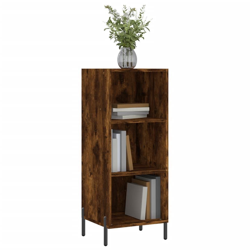 vidaXL Ντουλάπι Καπνιστή Δρυς 34,5 x 32,5 x 90 εκ. από Επεξεργ. Ξύλο