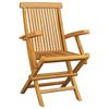 vidaXL Σέτ φαγητού για κήπο 5 pcs Καφέ 160 x 80 x 75 cm