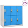vidaXL &Phi;&omicron;&rho;&iota;&alpha;&mu;&omicron;ί 5 &tau;&epsilon;&mu;. &Alpha;&nu;&omicron;&iota;&chi;&tau;ό &Gamma;&kappa;&rho;&iota;/&Mu;&pi;&lambda;&epsilon; 90 x 45 x 92,5 &epsilon;&kappa;. &Alpha;&tau;&sigma;ά&lambda;&iota;&nu;&omicron;&iota;
