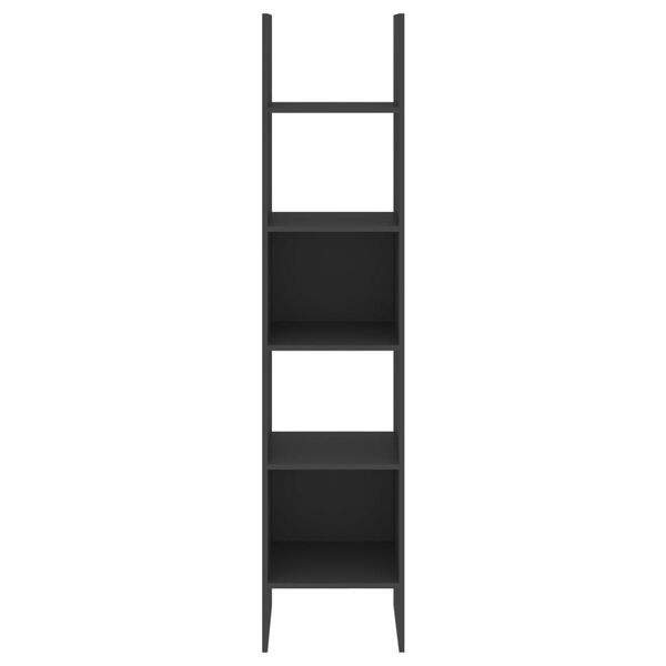 vidaXL Βιβλιοθήκη Γκρι 40 x 35 x 180 εκ. από Επεξ. Ξύλο