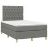 vidaXL &Kappa;&rho;&epsilon;&beta;ά&tau;&iota; Boxspring &mu;&epsilon; &Sigma;&tau;&rho;ώ&mu;&alpha; & LED &Sigma;&kappa;.&Gamma;&kappa;&rho;&iota; 120x190&epsilon;&kappa;. &Upsilon;&phi;&alpha;&sigma;&mu;ά&tau;&iota;&nu;&omicron;
