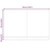 vidaXL Σκηνίτσα Αναδιπλούμενη Λευκό 350 x 200 cm