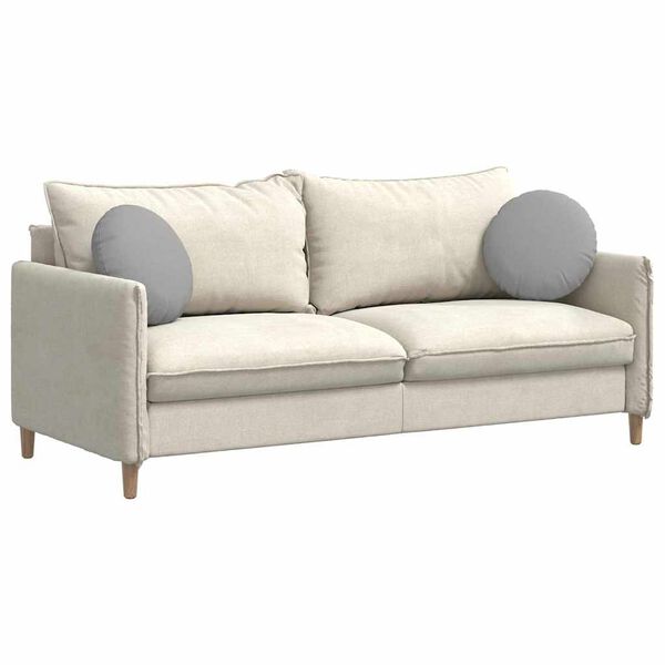 vidaXL Μαξιλάρια καθισμάτων 2 pcs Σκίουρος Γκρί Ø40 x 13 εκ ύφασμα