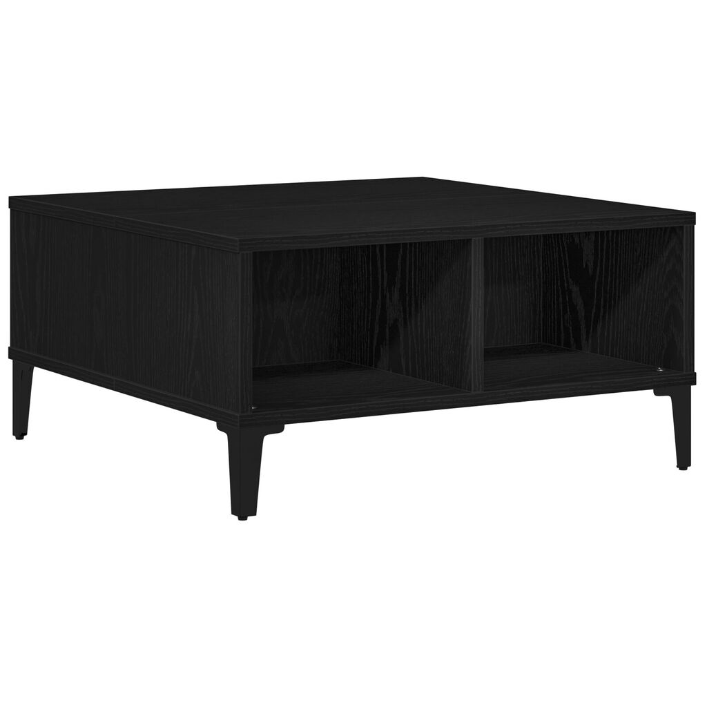 vidaXL Τραπεζάκι σαλονιού Μαύρο Δρυς 60x60x30 εκ. Επεξεργασμένο ξύλο