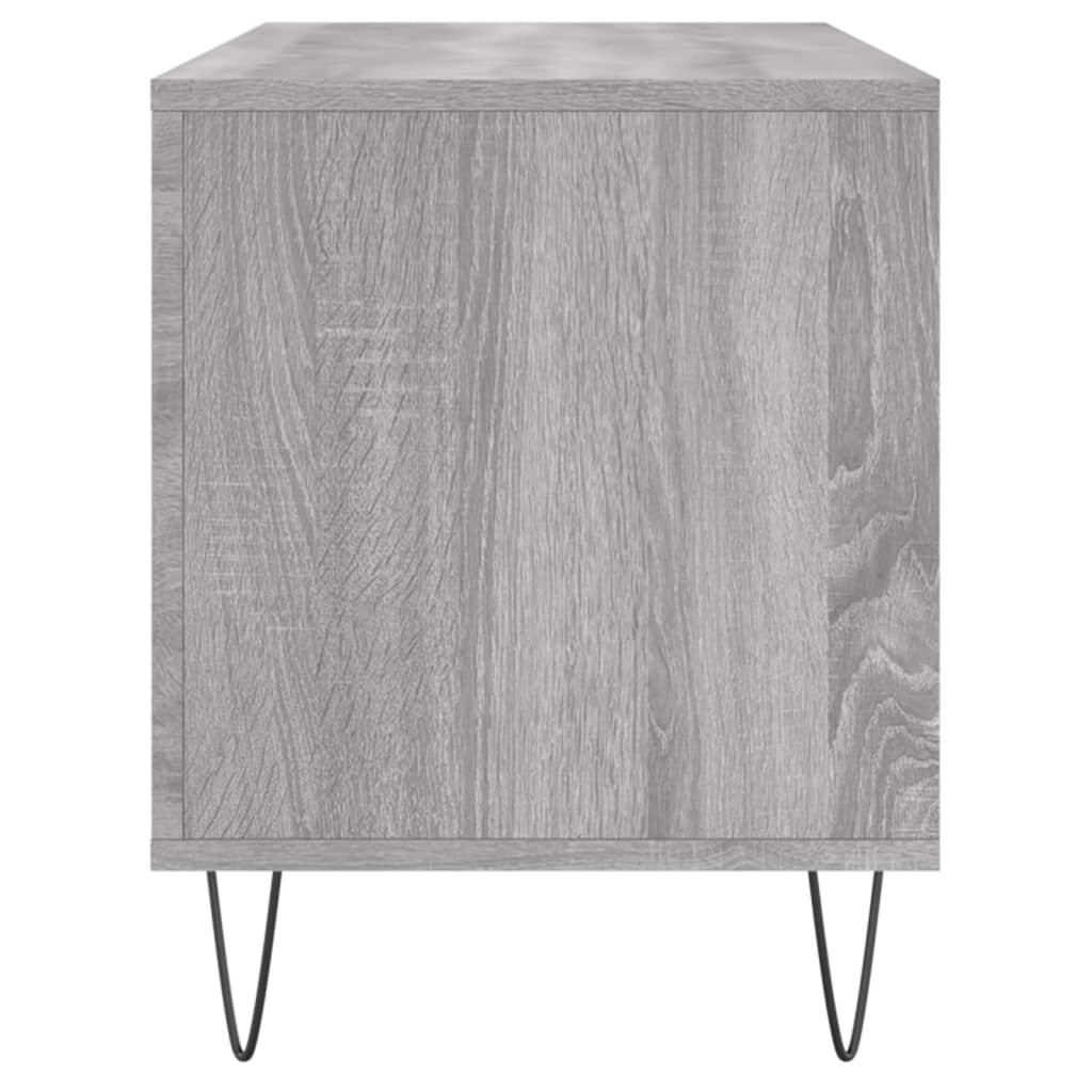 vidaXL Έπιπλο Δίσκων Γκρι Sonoma 100x38x48 εκ. από Επεξεργασμένο Ξύλο
