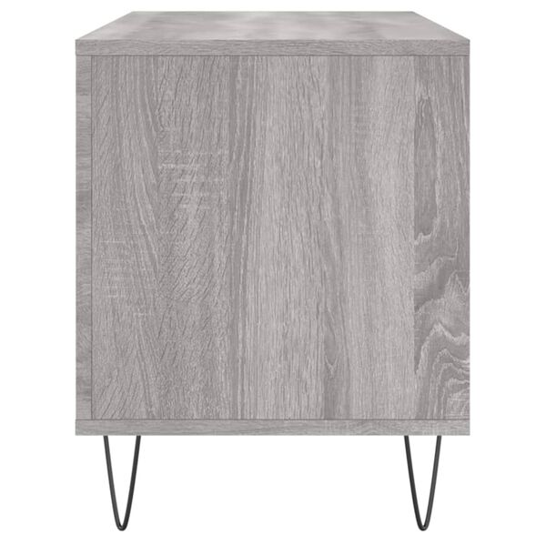 vidaXL Έπιπλο Δίσκων Γκρι Sonoma 100x38x48 εκ. από Επεξεργασμένο Ξύλο