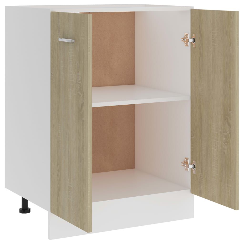 vidaXL Ντουλάπι Δαπέδου Lyon Sonoma Δρυς 60 x 46 x 81,5 εκ. Επεξ. Ξύλο