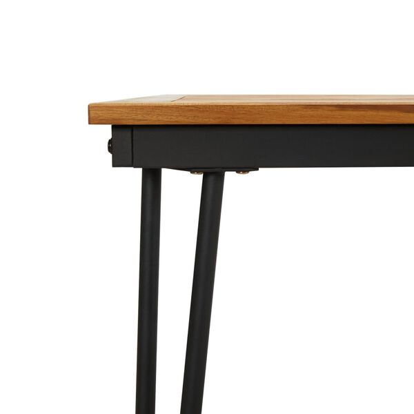 vidaXL Τραπέζι Κήπου Με Πόδια Φουρκέτα 180x90x75 εκ. Μασίφ Ακακία
