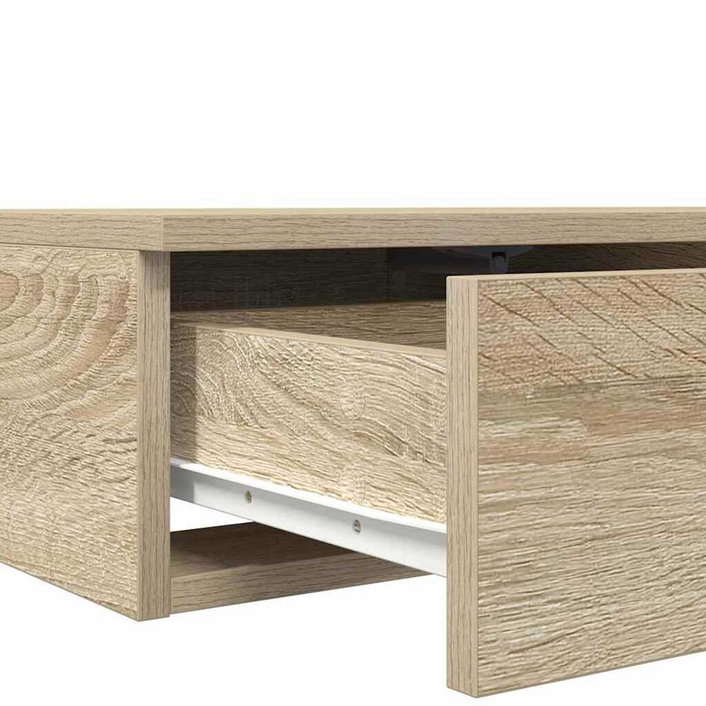 vidaXL Συρτάρια κρεβατιού με συρτάρι Sonoma Δρυς 90 x 36.5 x 16.5 εκ