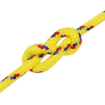 vidaXL Σχοινί Ναυτιλίας Κίτρινο 5 χιλ. 250 μ. από Πολυπροπυλένιο