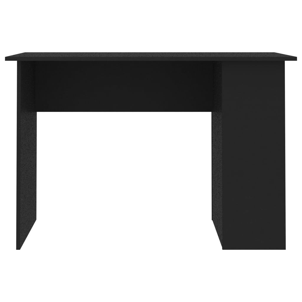 vidaXL Γραφείο Μαύρο 110 x 60 x 73 εκ. από Μοριοσανίδα