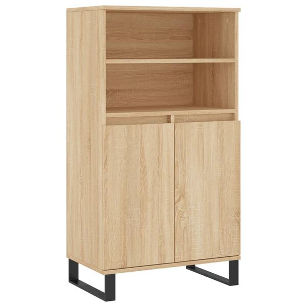 vidaXL Ντουλάπι Sonoma Δρυς 60 x 36 x 110 εκ. από Επεξεργασμένο Ξύλο