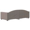 vidaXL Καναπές Κρεβάτι Συρόμενος Taupe 80 x 200 εκ. Υφασμάτινος