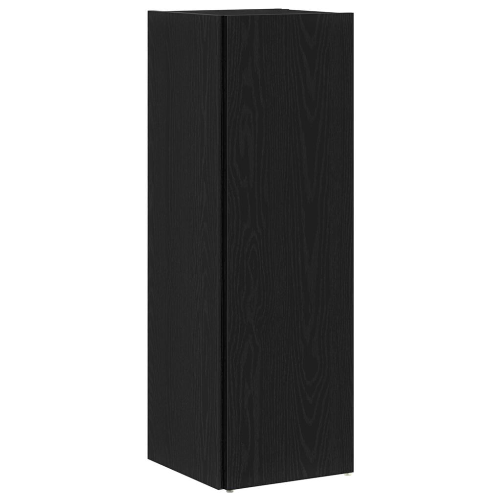 vidaXL Γωνιακό Ντουλάπι Μαύρο Δρυς 33x33x100 cm Επεξεργασμένο Ξύλο