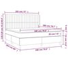 vidaXL &Kappa;&rho;&epsilon;&beta;ά&tau;&iota; Boxspring &mu;&epsilon; &Sigma;&tau;&rho;ώ&mu;&alpha; &Sigma;&kappa;&omicron;ύ&rho;&omicron; &Kappa;&alpha;&phi;έ 180x200 &epsilon;&kappa; &Upsilon;&phi;&alpha;&sigma;&mu;ά&tau;&iota;&nu;&omicron;