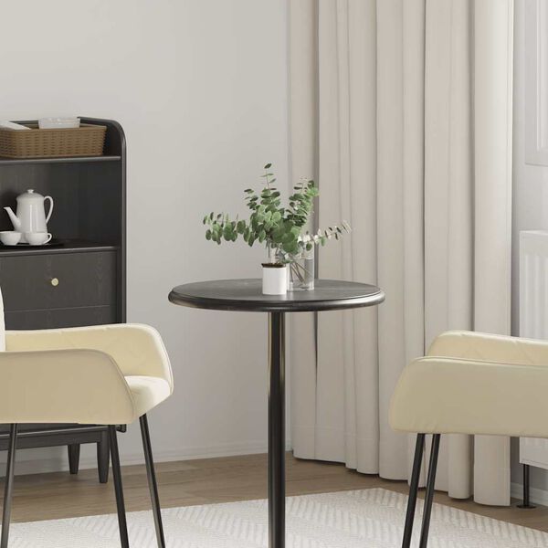 vidaXL &Epsilon;&pi;&iota;&phi;ά&nu;&epsilon;&iota;&alpha; &Tau;&rho;&alpha;&pi;&epsilon;&zeta;&iota;&omicron;ύ &Mu;&alpha;ύ&rho;&eta; &Oslash;50 x 2,5 cm &Mu;&alpha;&rho;&mu;ά&rho;&iota;&nu;&eta;