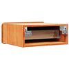 vidaXL Κομοδίνο Καφέ κεριού 39 x 34 x 16.5 εκ. Μασίφ ξύλο πεύκου