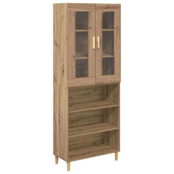 vidaXL Highboard Artisan Oak 69,5 x 34 x 180 &epsilon;&kappa;.