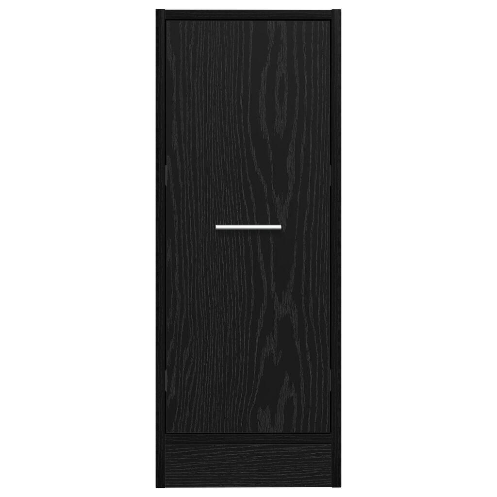 vidaXL Φαρμακοποιός Ντουλάπα Μαύρη Δρυς 30x41x77,5 εκ Επεξεργασμένο Ξύλο