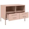 vidaXL Έπιπλο Τηλεόρασης Ροζ 68x39x50,5 εκ. από Χάλυβα
