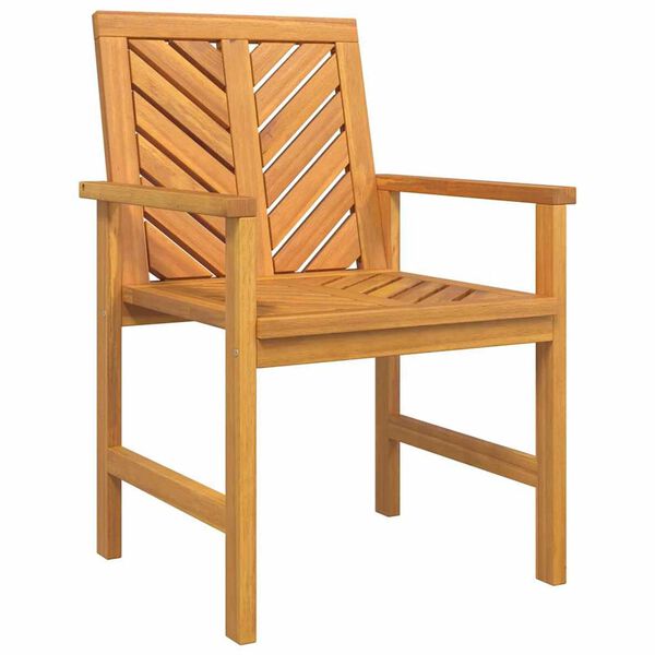 vidaXL Σέτ φαγητού για κήπο 9 pcs Καφέ 200 x 90 x 74 cm