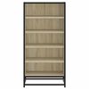 vidaXL Παπουτσοθήκη Sonoma Δρυς 48x38x97,5 εκ. από Επεξεργασμένο Ξύλο