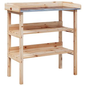 vidaXL &Tau;&rho;&alpha;&pi;έ&zeta;&iota; &Phi;&upsilon;&tau;ώ&nu; &mu;&epsilon; &Rho;ά&phi;&iota;&alpha; 78 x 38 x 82,5 &epsilon;&kappa;. &alpha;&pi;ό &Mu;&alpha;&sigma;ί&phi; &Xi;ύ&lambda;&omicron; &Epsilon;&lambda;ά&tau;&eta;&sigmaf;